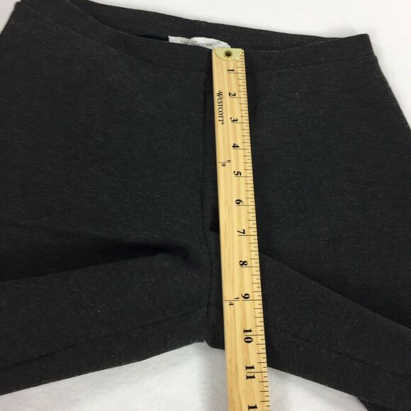 BCBGeneration Faux Leather Panel Leggings Size Medium Womens Solid Black Pull On - Picture 6 of 7